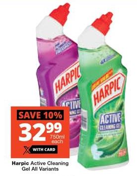 Harpic Active Cleaning Gel All Variants 750ml