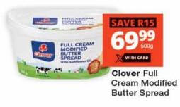 Clover Full Cream Modified Butter Spread