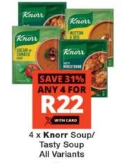 Knorr Soup/Tasty Soup - All Variants 