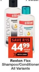 Revlon Flex Shampoo/Conditioner All Variants 650ml