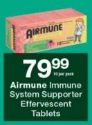 Airmune Immune System Supporter Effervescent Tablets