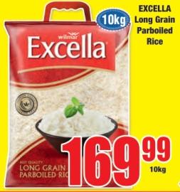 Excella Long Grain Parboiled Rice 10KG