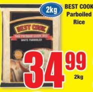 BEST COOK Parboiled Rice 2KG