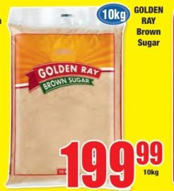 Golden Ray Brown Sugar 10kg