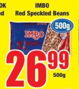 IMBO Red Speckled Beans 500g