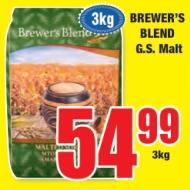 BREWER'S BLEND G.S. Malt 3kg