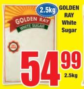 GOLDEN RAY White Sugar 2.5kg