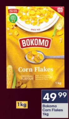 Bokomo Corn Flakes Original Flavour 1kg