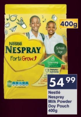 Nestlé Nespray FortiGrow Milk Powder 400g