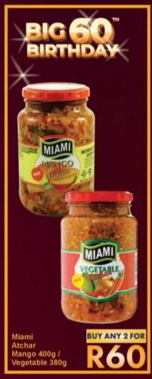 Miami Atchar Mango 400/Vegetable 380g