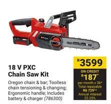 Einhell 18 V PXC Chain Saw Kit