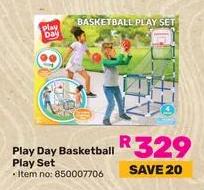 Play Day Basketball Play Set