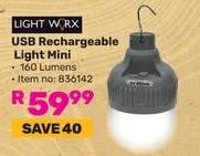 Light Worx USB Rechargeable Light Mini