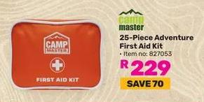 Camp Master 25-Piece Adventure First Aid Kit