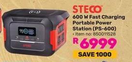 Steco 600 W Fast Charging Portable Power Station (PS-600)