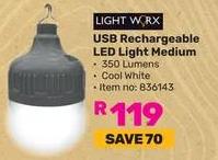 Ligth Worx USB Rechargeable LED Light Medium