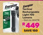 Energizer Tactical Rechargeable Light 700 Lumens