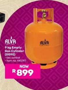 Alva 9 kg Empty Gas Cylinder (G090)