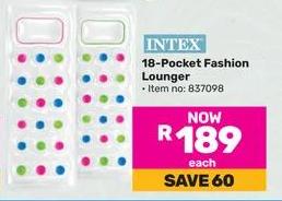 Intex 18-Pocket Fashion Lounger