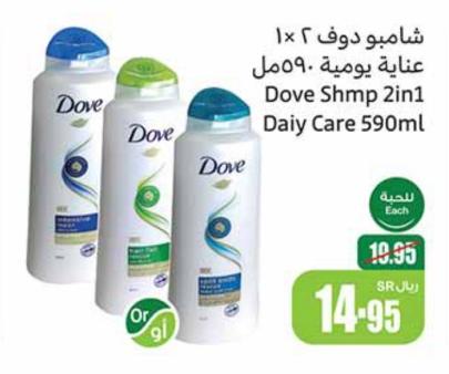 Dove Shmp 2in1 Daiy Care 590ml