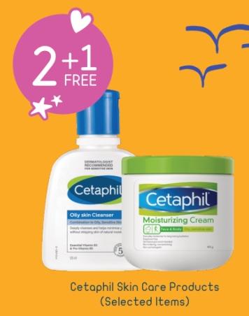 Cetaphil Oily Skin Cleanser and Cetaphil Moisturizing Cream