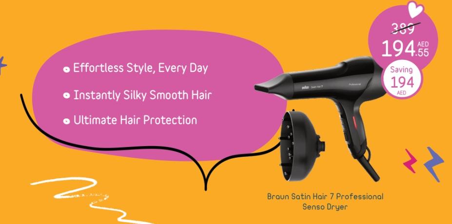 Braun Satin Hair 7 Professional Senso Dryer