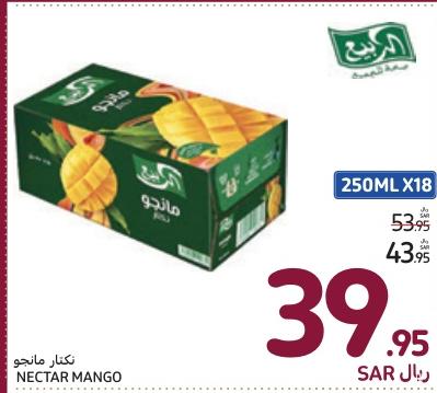 Al Rabie Mango Nectar 18x250ml