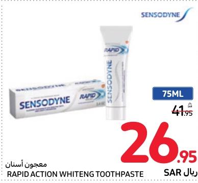 Sensodyne Rapid Action Whitening Toothpaste 75 ml