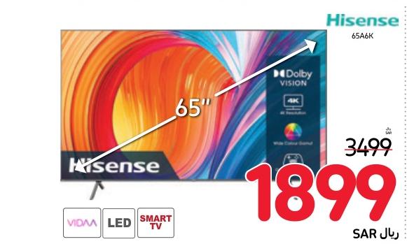 Hisense 65" Smart LED TV 