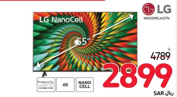 تلفاز LG NanoCell بحجم 55 بوصة