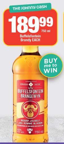 Buffelsfontein Brandy 750 ml 