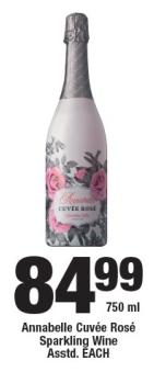 Annabelle Cuvée Rosé Sparkling Wine 750 ml