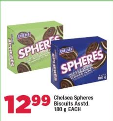 Chelsea Spheres Biscuits Assorted 180 g EACH