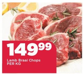 Lamb Braai Chops per kg