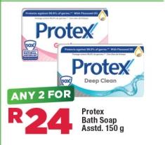 Any 2 Protex Bath Soap Asstd 150g