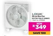 LOGIK 30 cm Box Fan (KYT30-TX6 LT-30801) 