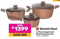 Bennett Read 6-Piece Copper and Rock Cookware Set  