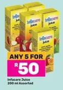 Infacare Juice assorted flavors 200 ml Any 5