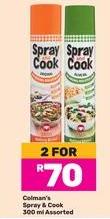 Colman's Spray & Cook Assorted 300 ml 