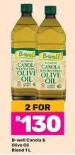 B-well Canola & Olive Oil Blend 1L