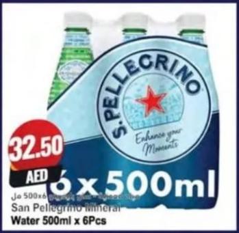 San Pellegrino Mineral Water 500ml x 6Pcs