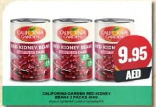 California Garden Red Kidney Beans, 3x400 Gm