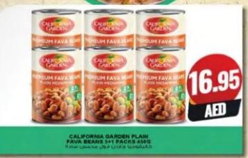 California Garden Plain Fava Beans 5x400 Gm