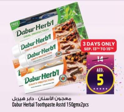 Dabur Herbal Toothpaste Assorted 150g x 2 pcs