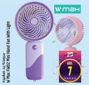 W Max FW02 Mini Hand Fan with Light