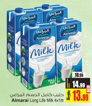 Almarai Long Life Milk 4x1Ltr