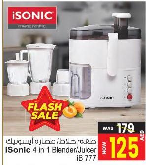 iSonic 4 in 1 Blender/Juicer iB 777