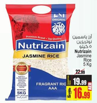 Nutrizain Jasmine Rice 5 Kg