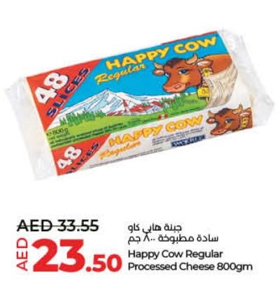 Happy Cow Regular Processed Cheese 800gm