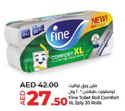 Fine Toilet Roll Comfort XL 2ply 20 Rolls